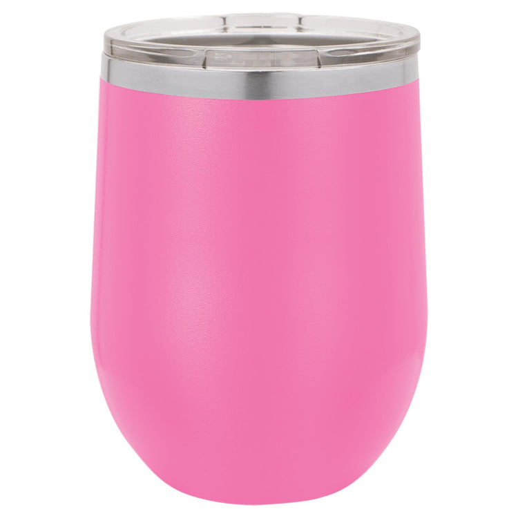 12 oz. Polar Camel Stemless Wine Tumblers-Drinkware-Pink-The Personalization Station