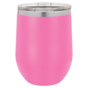 12 oz. Polar Camel Stemless Wine Tumblers-Drinkware-Pink-The Personalization Station