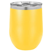 12 oz. Polar Camel Stemless Wine Tumblers-Drinkware-Sunny Yellow-The Personalization Station