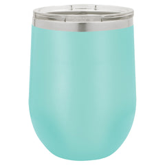 12 oz. Polar Camel Stemless Wine Tumblers-Drinkware-Teal-The Personalization Station