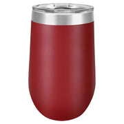 16 oz. Polar Camel Stemless Wine Tumblers-Drinkware-Maroon-The Personalization Station