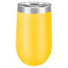 16 oz. Polar Camel Stemless Wine Tumblers-Drinkware-Sunny Yellow-The Personalization Station