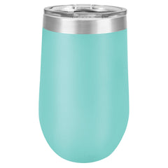 16 oz. Polar Camel Stemless Wine Tumblers-Drinkware-Teal-The Personalization Station